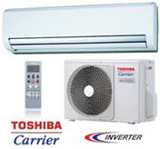 Toshiba-Carrier RAS Series Duct-Free High Wall Heat Pump System with Inverter Technology